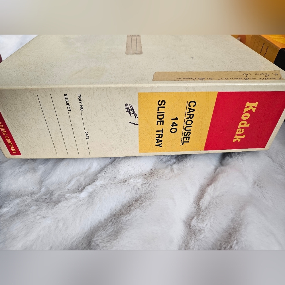 1 Vintage Kodak Carousel Transvue 140 Projector Slide Tray With Original Box